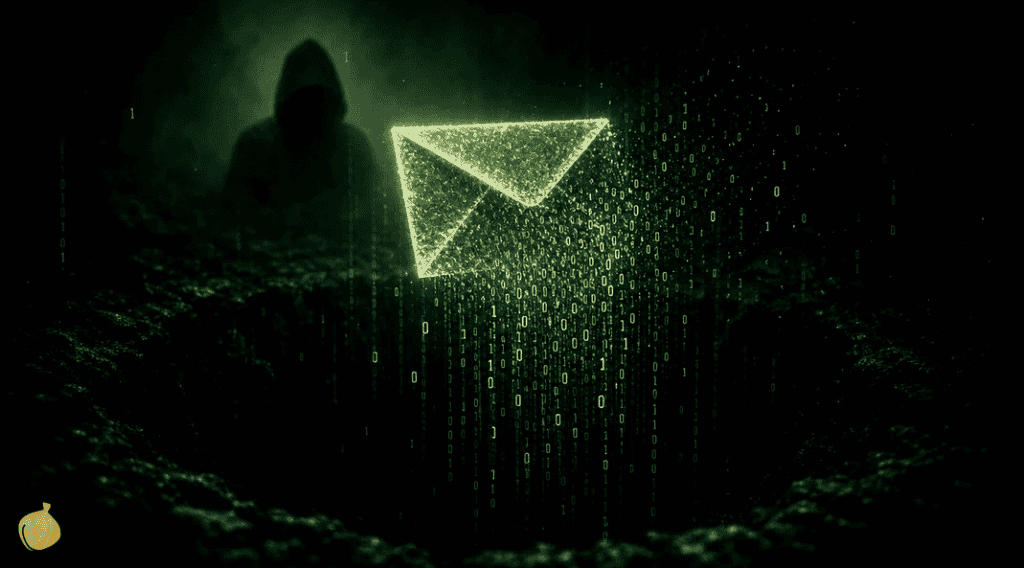 Dark Web Email Disappearing Image